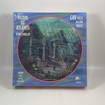 Visions Of Atlantis SunsOut #EN80100 Round Shape Puzzle By John Enright NEW - £9.01 GBP