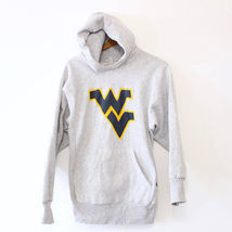 Vintage West Virginia University Mountaineers WVU Hooded Sweatshirt Small - £66.97 GBP