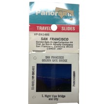 VTG NIP Panorama Golden Gate Bridge 5 Slides Skyline Strauss Fog Night View - £31.90 GBP