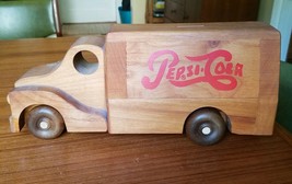 1981 Pepsi-Cola Delivery Truck Wooden Bank by the toymakers Philomath, OR - $38.69