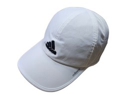 Adidas Aeroready Unisex Athletic Gym Workout Running OSFM White Hat - $8.31
