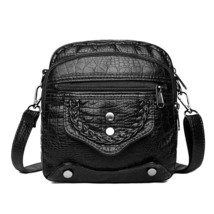 Women Bag Casual Ladies Messenger Bags Cross-body Soft PU Leather Shoulder Bag F - £23.46 GBP
