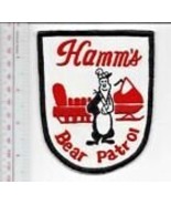 Beer Snowmobile Hamm&#39;s Beer Bear Patrol Snowmobile Promo Patch St Paul M... - £7.84 GBP