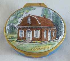 Enameled Box First Presbyterian Church of Wilmington DE Crummles &amp; Co. E... - $67.00