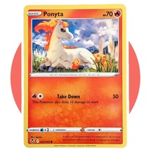 Silver Tempest Pokemon Card (C112): Ponyta 021/195 - £1.42 GBP