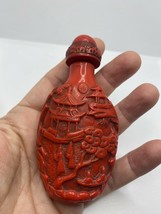 Vintage dragon snuff perfume bottle carved cinnabar effect resin-
show origin... - £51.49 GBP