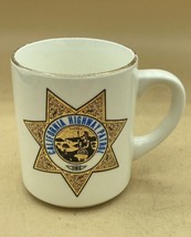 Vintage Ceramic California Highway Patrol Eureka Diner Style Coffee Mug #1 - £17.65 GBP