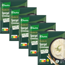 KNORR instant soup CREAM of ASPARAGUS ( Spargel ) 5 pc / 10 servings FRE... - $16.82