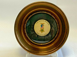 21st Annual Reunion Aug 7-12, 1916 Antique G.A.R. Button Pin Framed Gran... - £47.37 GBP