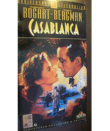 Casablanca (VHS, 1992) 50TH ANNIVERSARY EDITION, BOGART, BERGMAN - £11.72 GBP