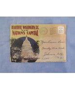 Vintage Scenic Souvenir Folder Photo Postcard Set Washington DC - $283.01 MXN