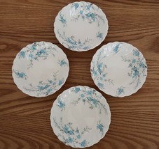 Set of 4 vtg Myott Staffordshire forget me not dessert berry bowls England - £19.65 GBP