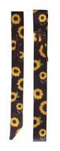 Western Horse Saddle Sunflower Design Nylon Off Billet + 6&#39; Cinch Strap w/ Holes - £14.58 GBP