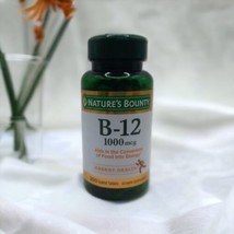 Nature&#39;s Bounty Vitamin B-12 1000 mcg Supports Energy Health 200 Tabs Exp 06/25 - £12.61 GBP