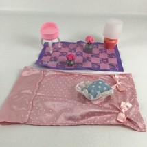 Barbie Doll Playset Replacement Accessories Playmat Lamp Chair Lot Vinta... - $24.70