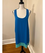 Everly Women&#39;s Blue &amp; Green A-line Shift Dress V-neck Size M - $27.78 CAD