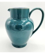 Denby Langley HARLEQUIN Stoneware 48 Oz. Green &amp; Blue Pitcher - Made in ... - £31.64 GBP