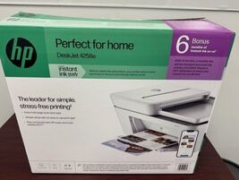 HP DeskJet 4258e Wireless All-in-One Inkjet Printer 60K45A NEW! - $88.11