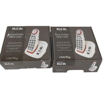 2x Clarity XLC2+ Cordless Speaker Phone Amplified Big Button Flashing Telephones - £41.85 GBP