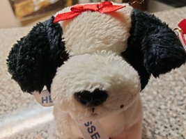 Ty Beanie Babies Cookies and Creme The Black and White Dog With Hershey&#39;... - $16.95