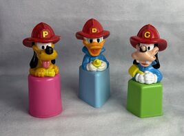 Mattel Mickey Mouse 1989 Fire Truck Replacement Pieces Lot of 3 Vintage ... - €12,58 EUR