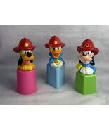 Mattel Mickey Mouse 1989 Fire Truck Replacement Pieces Lot of 3 Vintage ... - €12,58 EUR