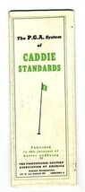 P G A System Caddie Standards 1940 Professional Golf - £136.73 GBP