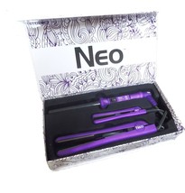 Neo Choice Styling Set W/ Hair Straightener + Curling Iron Wand + Mini F... - £76.54 GBP