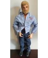 1964 GI JOE Blond Flocked Hair Beard face scar 12&quot; action figure - $123.13 CAD