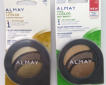 Almay Intense Powder Shadow i-Color 115 Hazels &amp; 140 Greens 0.2 Oz *Twin... - $19.94