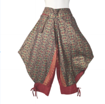 Bohemian Harem Pants Ethnic Print High Waist Cotton Boho Festival Tribal... - $37.17