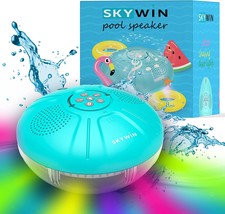 Skywin Portable Bluetooth Floating Pool Speaker - IPX7 Shower Outdoor Large - £40.70 GBP