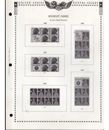 Minkus - U. S. Plate Block Stamp Album Supplement 2 Pages - Booklet Panes  - $5.00