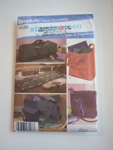 Simplicity Home Decorating Sewing Pattern 4535 Simply Teen Totes Organizer Uncut - £7.58 GBP