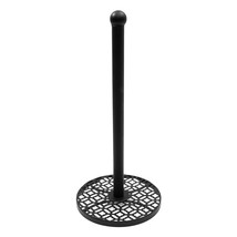 Tablecraft Farmhouse Collection Paper Towel Holder, Black - $35.99
