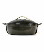 Cravings By Chrissy Teigen 5 Qt Enameled Cast Iron Dark Gray Braiser Wit... - €166,73 EUR