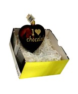 Nordstrom At Home I Love Chocolate Heart Ornament Retired Vintage - £15.59 GBP