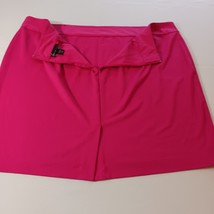 Lane Bryant Back Zipper & Slit Women's Pink Skirt Size 28 Waist 50" image 8