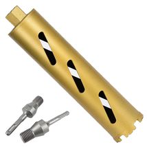 2.5&quot; Dry Core Drill Bits for Cured Concrete with Rebar Brick Blonck Maso... - $40.99