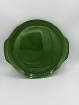 Ballerina Green Cake Plate Platter Union Made In USA Universal Oven Proof  10.75 - £22.52 GBP