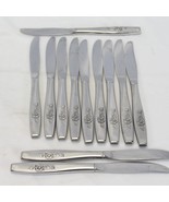 Oneida Our Rose SSS Dinner Knives 8-1/2&quot; Stainless  Lot of 12 - $486.02 MXN