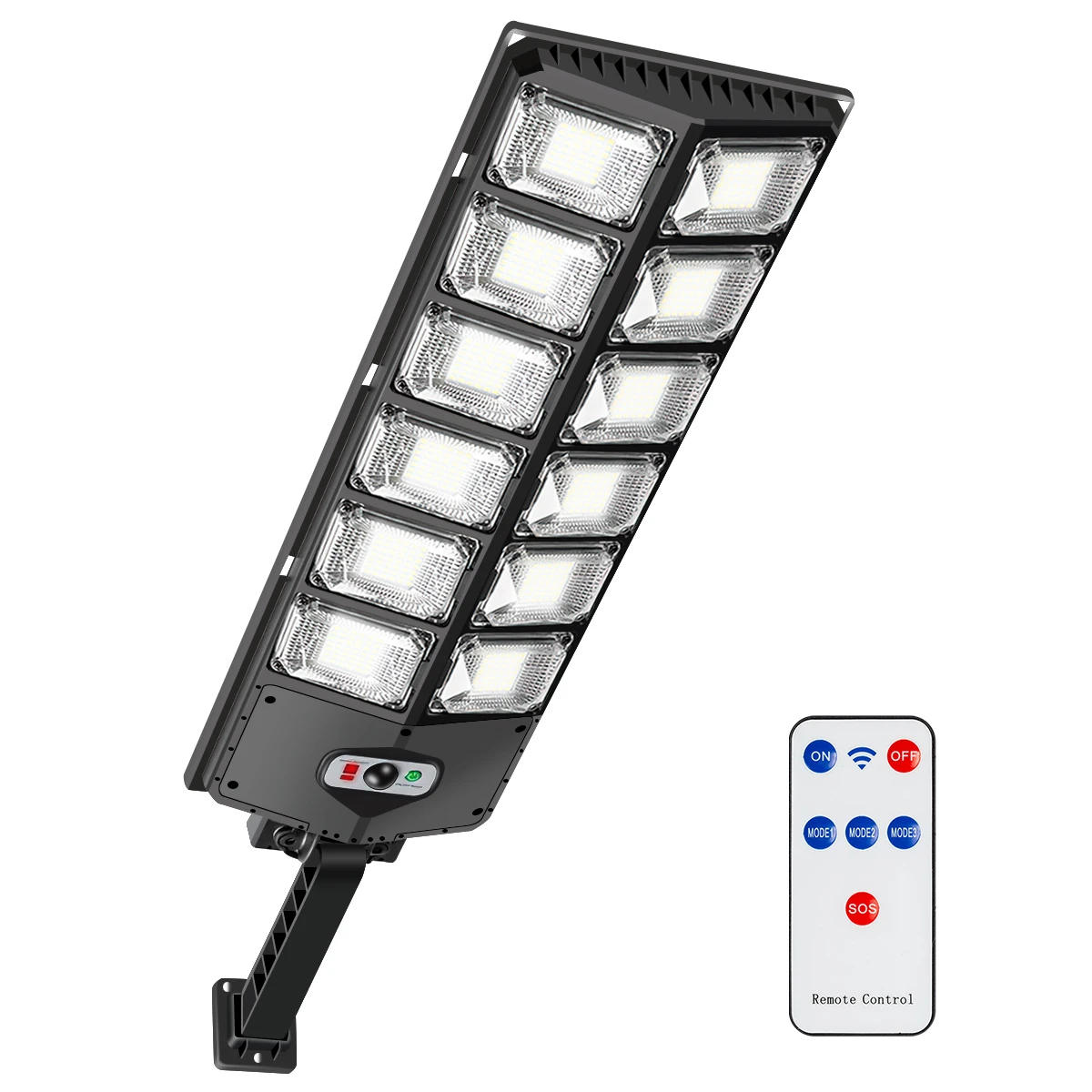 Solar Street Lights  Outdoor Super Bright Solar LED Lamp light 3 Light Mode PIR  - £92.82 GBP