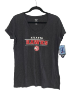 Concept Negozio Donna S Atlanta Hawks Scollo A V T-Shirt, Nero, XL - £12.60 GBP