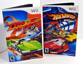 Instruction Booklet Manual Only Lot of 2 HOT WHEELS Wii Nintendo THQ Activision - £5.39 GBP