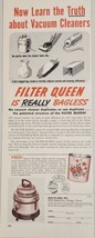 1953 Print Ad Filter Queen Bagless Vacuum Cleaners Health-Mor Chicago,Illinois - £13.50 GBP