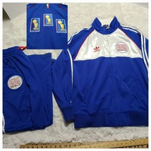 Rare Team-Issued Detroit Pistons Nba Champ Warmup Large Jacket Pants 89 90 2004 - £205.11 GBP