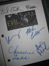 Evil Signed TV Pilot Script Screenplay X6 Autographs Katja Herbers Mike Colter A - £15.74 GBP