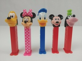 Vintage Lot Of 5 Disney Pez Dispensers Goofy, Mickey, Minnie, Pluto, &amp; D... - $12.60