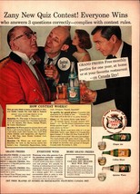 VINTAGE 1958 Print Ad Canada Dry &amp; Metropolitan Life Insurance Company 10x13&quot; a6 - £19.20 GBP