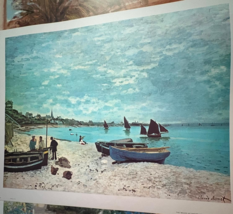 Claude Monet (1840-1926) oil painting print signed - $1,277.23 MXN